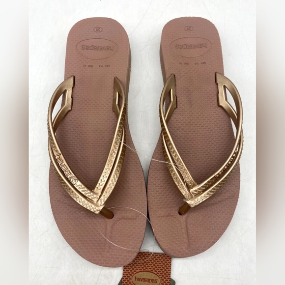 Havaianas Women's Tan Sandals - Picture 1 of 2